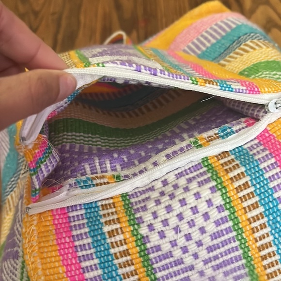 “Colorful snap sack- made in Mexico” - Picture 4 of 12